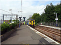 Glasgow train leaving Kilwinning