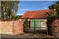 Shed with interesting doors in Montagu Road, Canwick