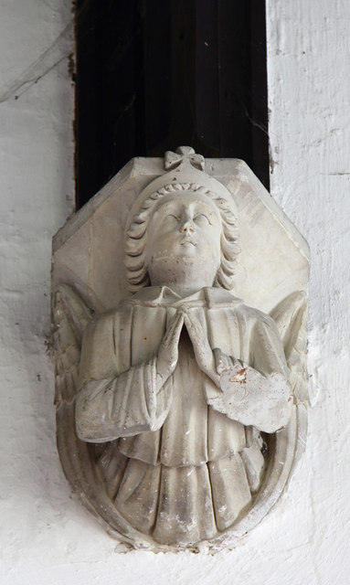 St Mary, Guilden Morden - Corbel