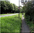 Pavement below London Road, Thrupp