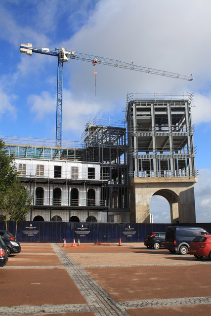 Poundbury Royal Pavilion under construction