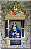 SE5655 : St Everilda's church, Nether Poppleton - monument to Anne Hutton by Mike Searle