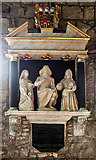 SE5655 : St Everilda's church, Nether Poppleton - monument to Ursula Hutton by Mike Searle