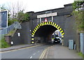 Railway bridge across Barkby Road, Leicester