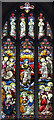 TL6153 : St Mary, Weston Colville - Stained glass window by John Salmon