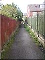 Footpath - end of Meadow Street