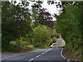 The B4337 passing through Rhydcymerau