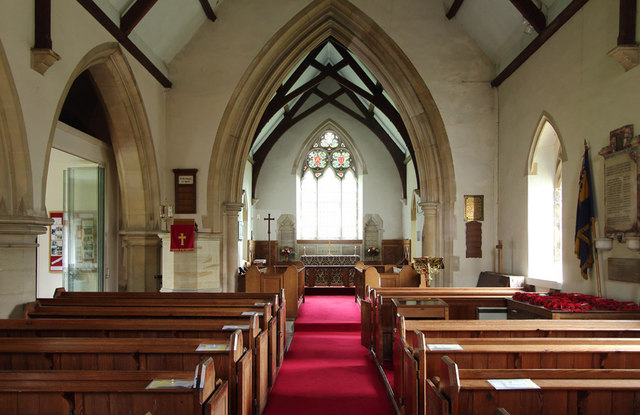 St George, Crowhurst - East end © John Salmon :: Geograph Britain and ...