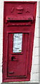 Victorian postbox in a High Street wall, Newbridge