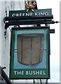 TL8564 : Sign for the Bushel, Bury St Edmunds by JThomas