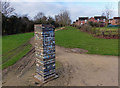 Path and sculpture in Thorpe Astley