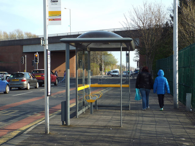 Bus stop, St Anne's Road, South Shore, Blackpool
