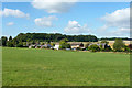 Studham Common and houses on Kensworth Road