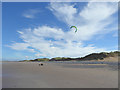 Q6015 : Kite buggy on Stradbally Strand by Oliver Dixon