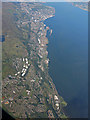 Port Glasgow and Greenock from the air