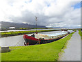 Q8113 : Barge on the Tralee Ship Canal by Oliver Dixon