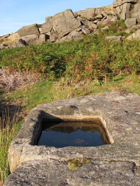 Water trough and millstone quarry