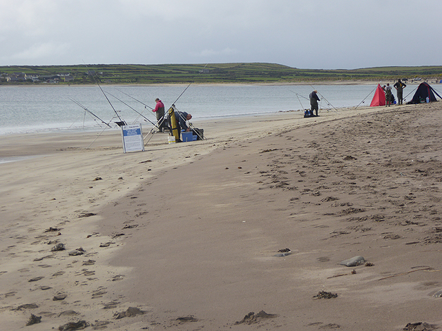 Sea angling competition on Ventry Strand