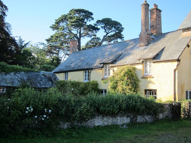 Old cottages on the Holnicote estate