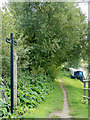 Footpath Sign, River Stort Navigation, Spellbrook, Essex