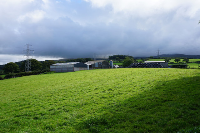 Farm buildings at Cochwillan