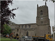 SP5822 : Renovations underway at St Edburg, Bicester by Basher Eyre