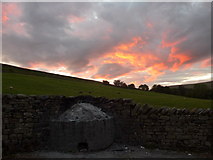 SD7686 : Red sky at dusk, Cowgill by Basher Eyre