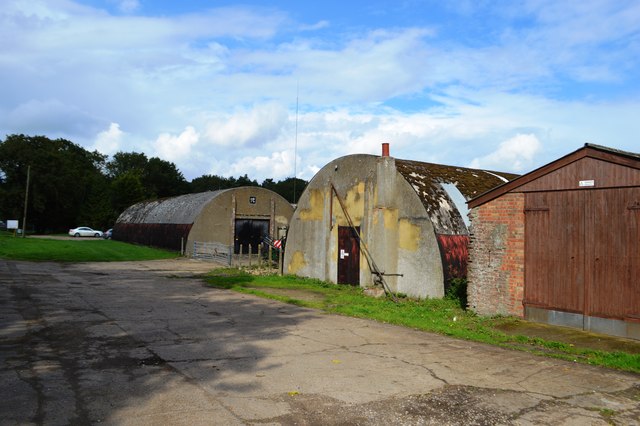 Old airfield buildings - RAF North... © John M :: Geograph Britain and ...