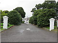 Entrance to Gretna Hall hotel