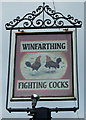 Sign for the Fighting Cocks, Winfarthing