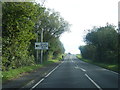 A476 nears Mynydd Mawr Hospital