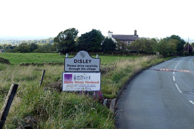 Approaching Disley