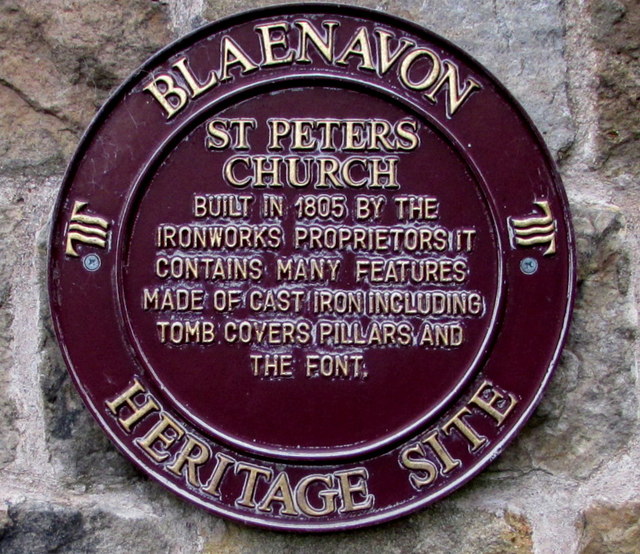 Heritage Site plaque on St Peter's... © Jaggery :: Geograph Britain and ...