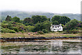 Portmore or Portmor over Salen Bay from the old pier Rubha M?r