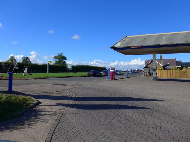 Service station near Beal on the A1