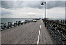 SZ5993 : Ryde Pier roadway and footpath by Jaggery