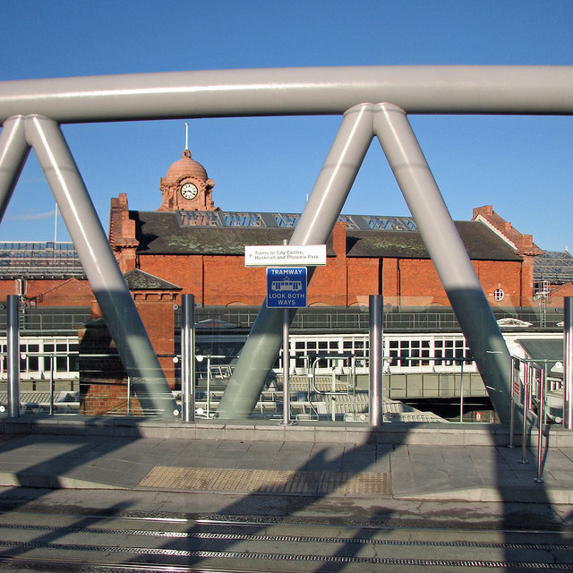 A fresh view of Nottingham Station clock