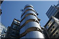 Looking up at the Lloyds Building from Leadenhall Place