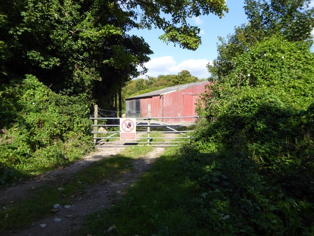 Red barn by Charmandean Lane