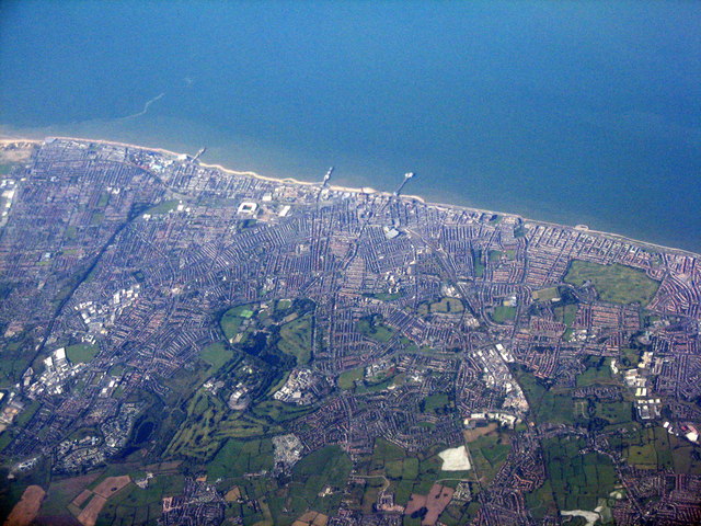 Blackpool from the air