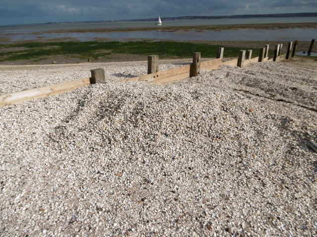 Shells piled up at Shell Ness