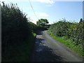 Minor road towards Westhorpe 