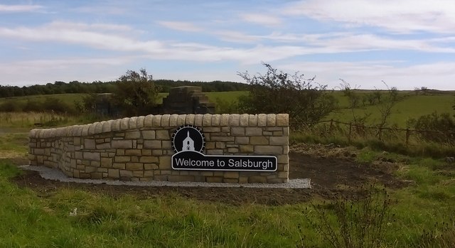 Welcome to Salsburgh (from the west)