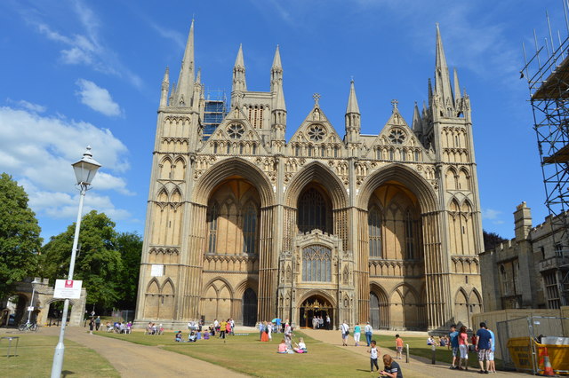 Peterborough Cathedral - western facade © N Chadwick :: Geograph ...