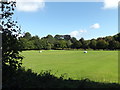 TQ5794 : Brook Weald Cricket Ground, South Weald by Geographer