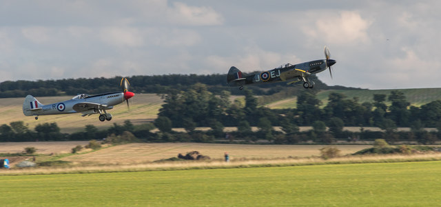 Spitfires, Duxford Battle of Britain 75th Anniversary, Cambridgeshire