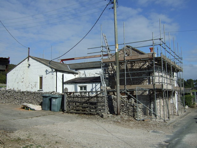 House being renovated, Far Arnside