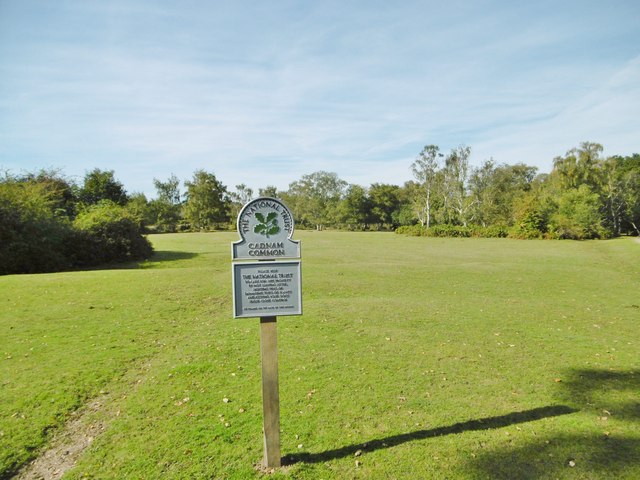 Cadnam Common, National Trust marker © Mike Faherty :: Geograph Britain ...