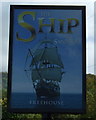 SD4780 : Sign for the Ship Inn, Sandside by JThomas