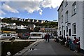 Mevagissey harbour: Quote "All the grockles sit here"